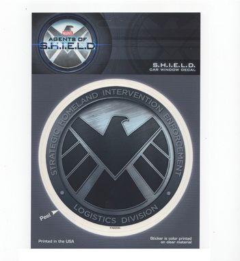 Car with T in Shield Logo - Shield Logo Marvel Comics Car Window Decal Sticker Favorite T