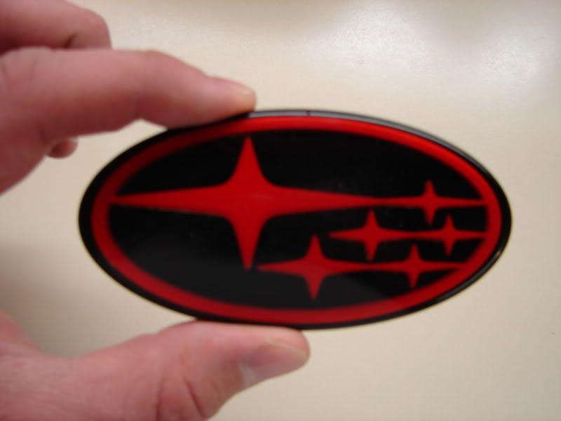 Red Subaru Logo - How To Paint Your Car's Badge Emblem. Pimp My Whip