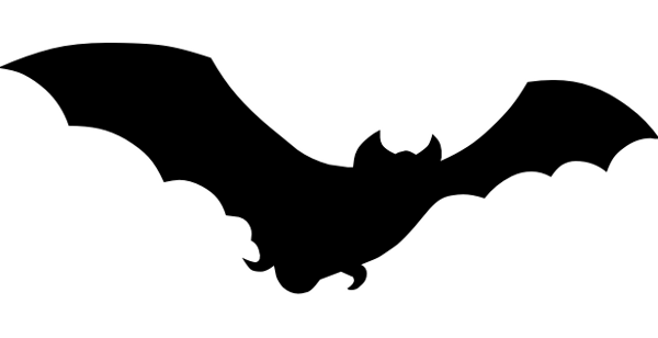 Flying Bat Logo - Flying Bat Clipart