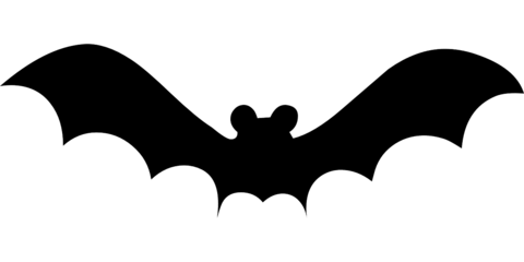 Flying Bat Logo - Flying Bat Template. Free Printable Papercraft Templates