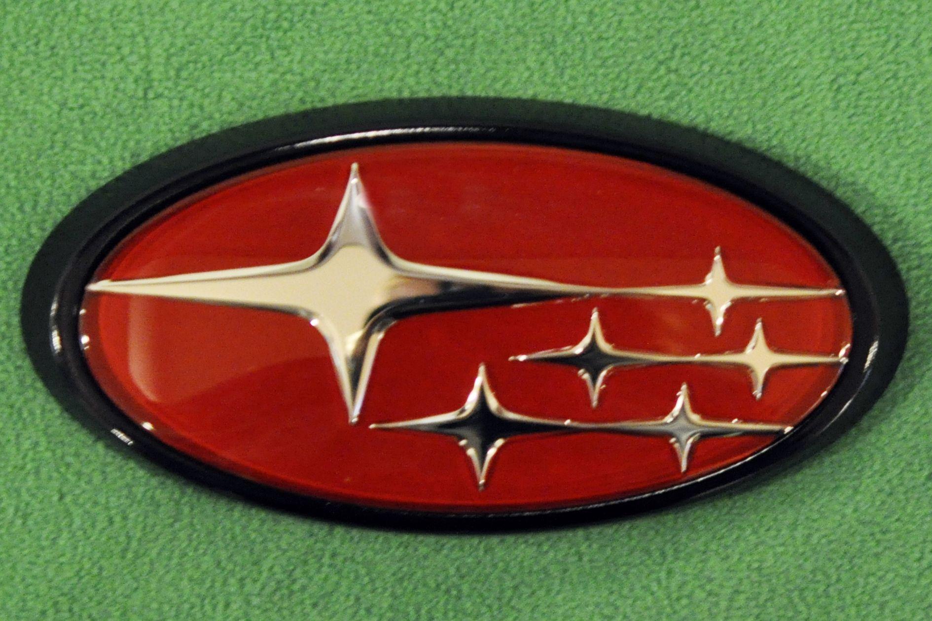 Red Subaru Logo - KB Customs