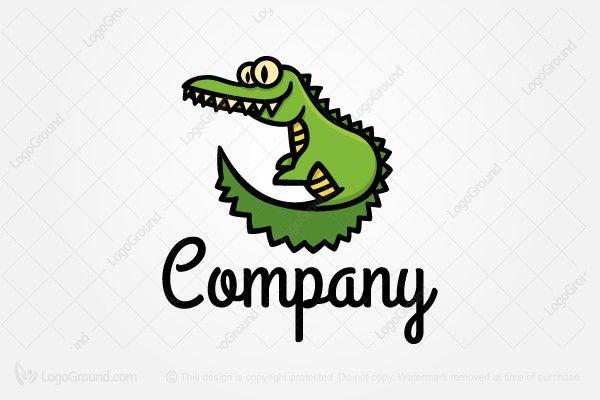 Green Crocodile Logo - Crocodile Logo