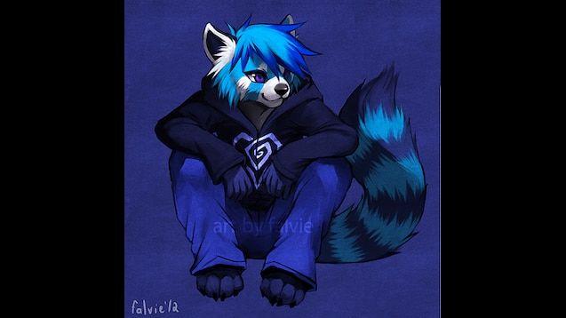 Blue Raccoon Logo - Steam Workshop :: Blue Raccoon by Falvie