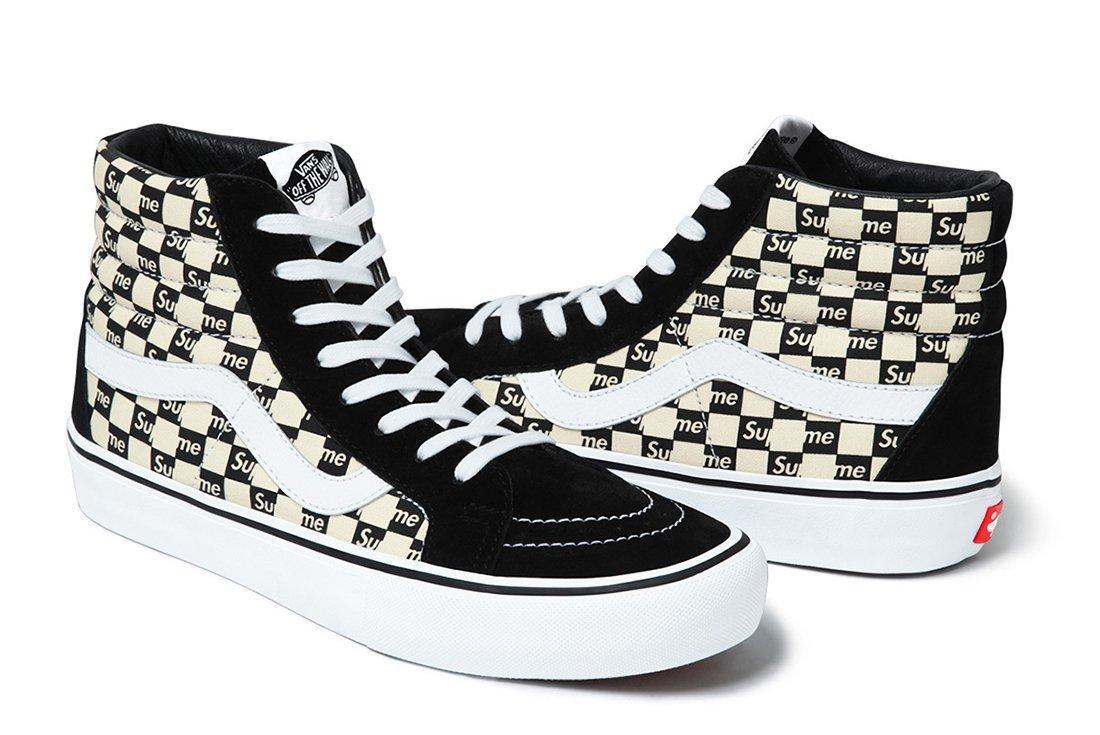 Checkerboard Vans Logo - Supreme X Vans Checker Logo Pack - Sneaker Freaker