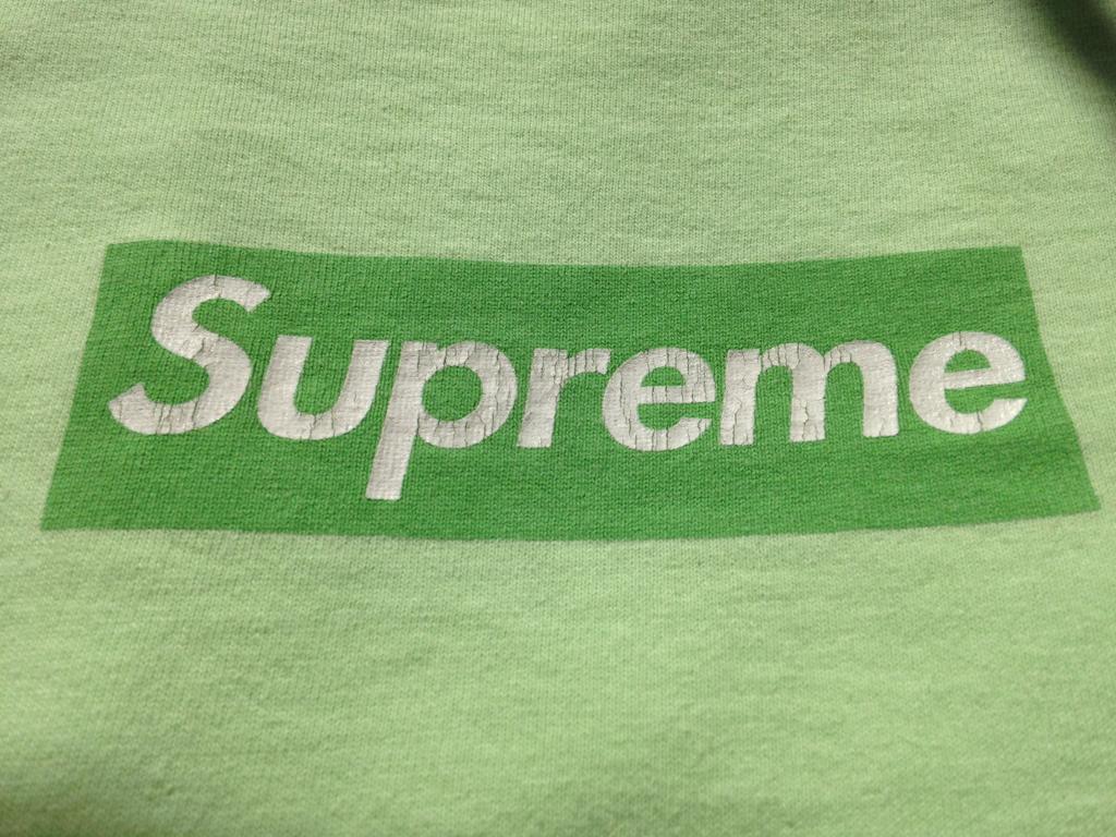 Acid Green Supreme Box Logo - Supreme green box Logos