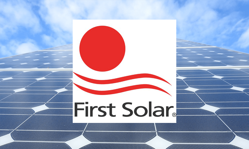 First Solar Logo - First Solar recycles the Solar Panels