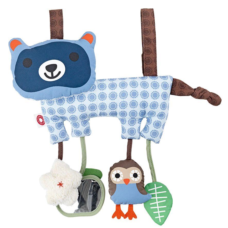 Blue Raccoon Logo - Hasse blue raccoon activity toy & Fischer