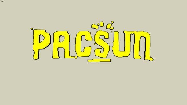 PacSun Logo - Pacsun Logo | 3D Warehouse