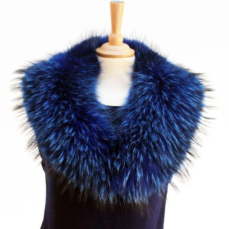 Blue Raccoon Logo - New Fox & Raccoon Fur Collars - Philippa London