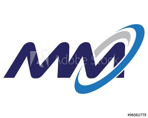 mm Company Logo - MM Letter Swoosh Media Logo this stock vector and explore