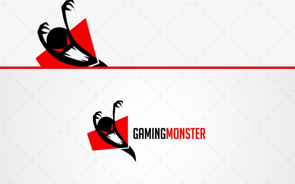 Cool Monster Logo - Spooky Cool Gaming Monster Logo For Sale - Lobotz
