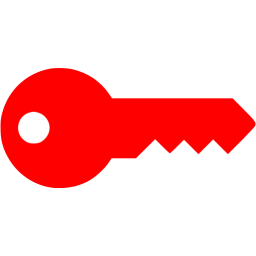 Red Key Logo - Red key icon red key icons