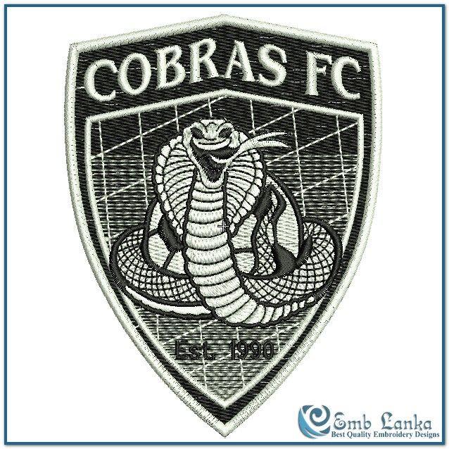 Cobra Football Logo - Cobra Football Club Logo Embroidery Design | Emblanka.com