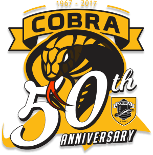 Cobra Football Logo - Cobra 50th Anniversary