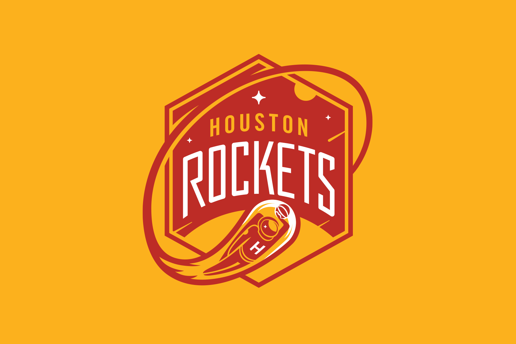 Cool Rockets Logo - Michael Weinstein NBA Logo Redesigns: Houston Rockets