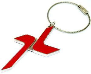 Red Key Logo - Fiat 500X 'X' Red Key Ring Keyring Key Fob Holder New + Genuine