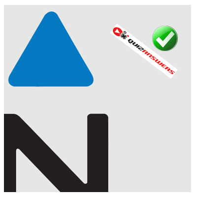 Blue Triangle Logo - Blue and white triangle Logos