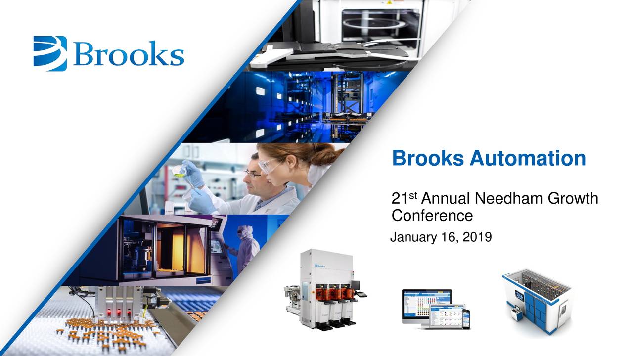 Brooks Automation Logo - Brooks Automation (BRKS) Presents At Needham Growth Conference 2019 ...