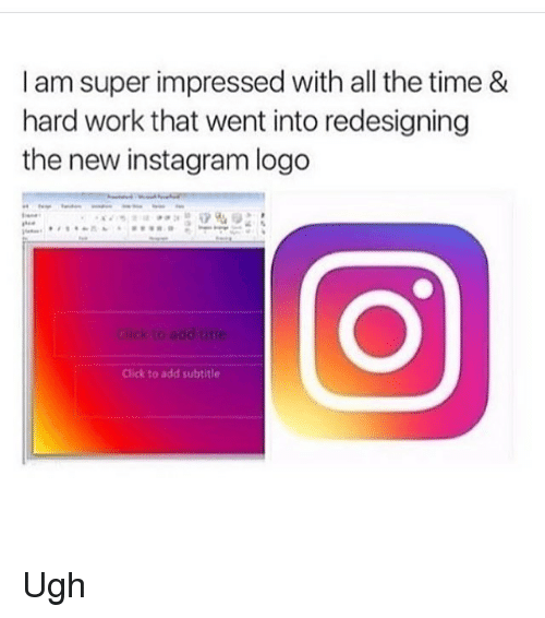 Instagram Time Logo - I Am Super Impressed With All the Time & Hard Work That Went Into