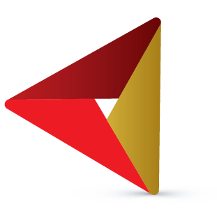 Red Triangular Logo - Best Free Logo maker - Online Triangle Logo design