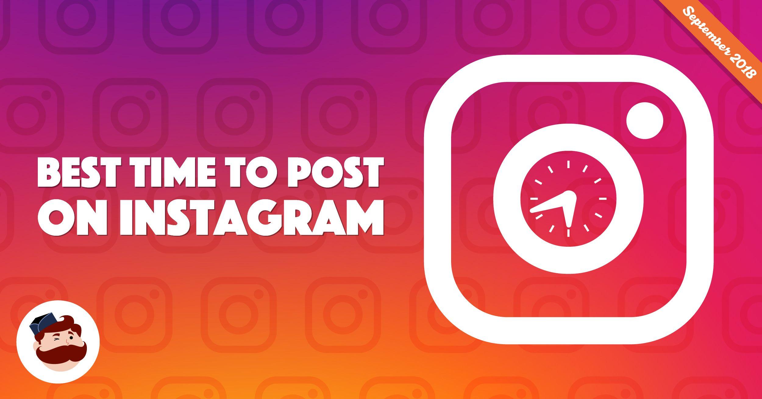 Instagram Time Logo - The Best Times to Post on Instagram in 2018