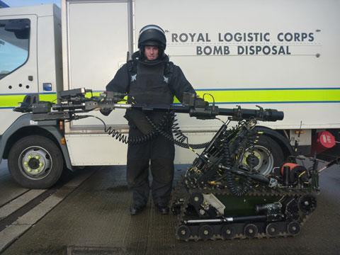 Military Bomb Squad Logo - Risca army bomb disposal expert takes part in British Military