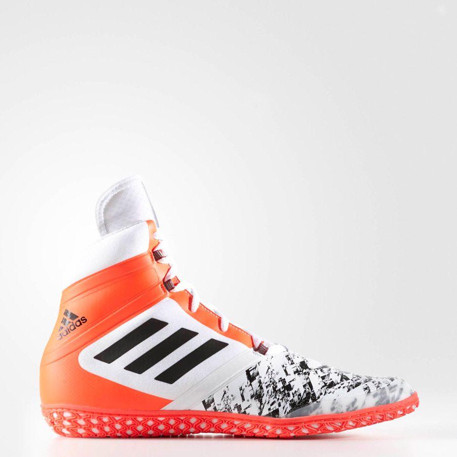 Red Flying Shoe Logo - Adidas Flying Impact Shoes - White/Red - Fight Store IRELAND