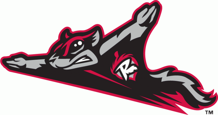 Red Flying Shoe Logo - Richmond Flying Squirrels Primary Logo (2010) flying squirrel