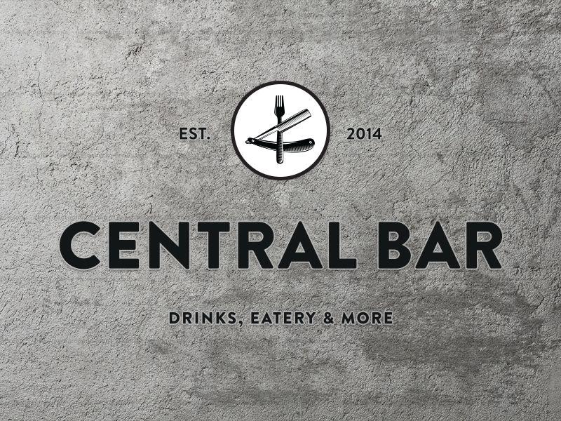 Gray Bar Logo - Central Bar Logo