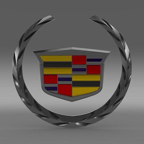 3D Cadillac Logo - Cadillac Logo 3D model | CGTrader