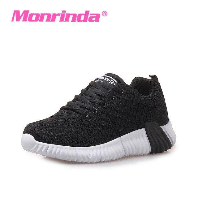 Red Flying Shoe Logo - New Women sneakers Breathable Flying weaving sports shoes Red Black ...