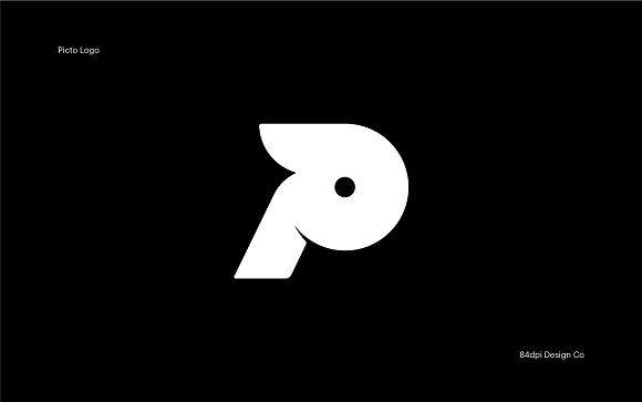 Cool P Logo - P is for Picto Logo ~ Logo Templates ~ Creative Market