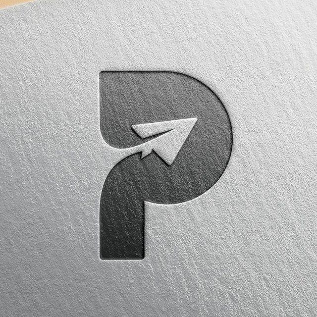 Cool P Logo - Logo Based T Shirt Design. Logo Design