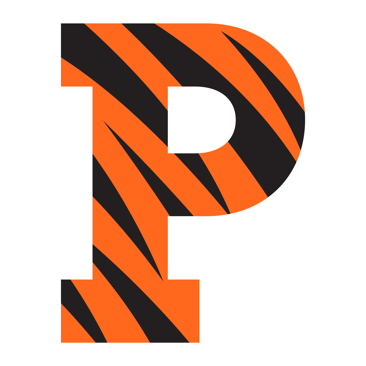 Cool P Logo - Princeton p Logos