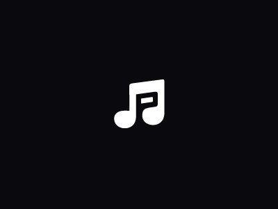 Cool P Logo - P (-) Music Note. LOGO. Logos, Logo design and Music logo