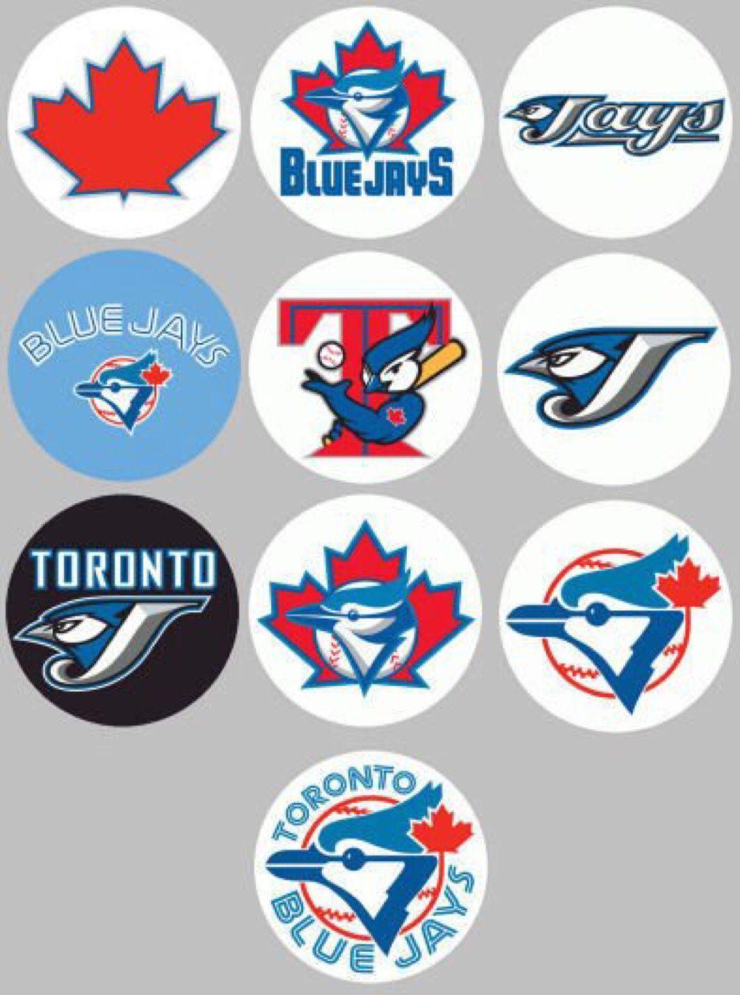 Toronto Blue Jays Team Logo - Lots of Toronto Blue Jays pins covering decades of the team's logos ...