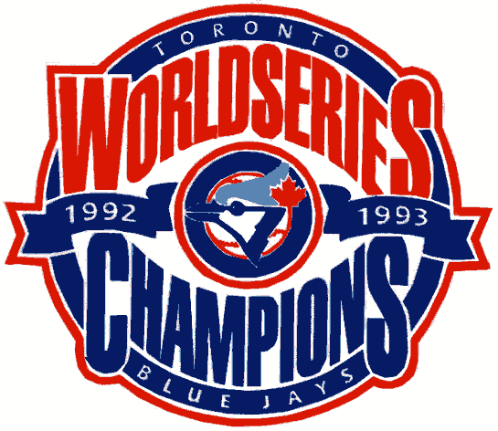 Toronto Blue Jays Team Logo - Toronto Blue Jays Champion Logo (1994) - 1992 & 1993 World Champions ...
