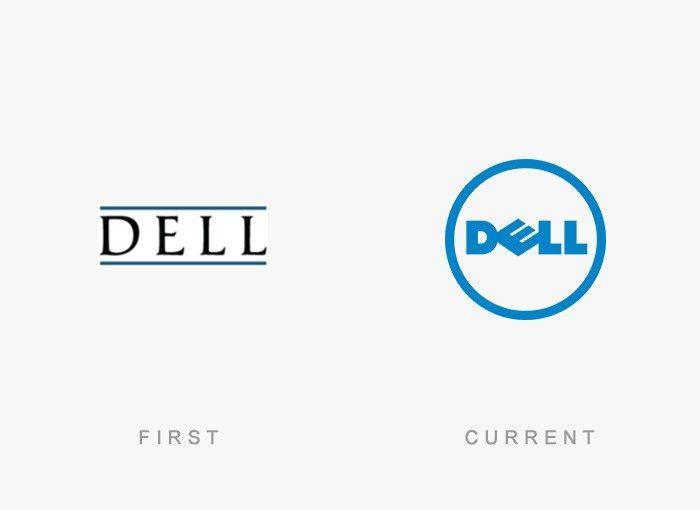 First Dell Logo - Dell Old And New Logo. Brands Logos I Hate. Logos, Famous Logos
