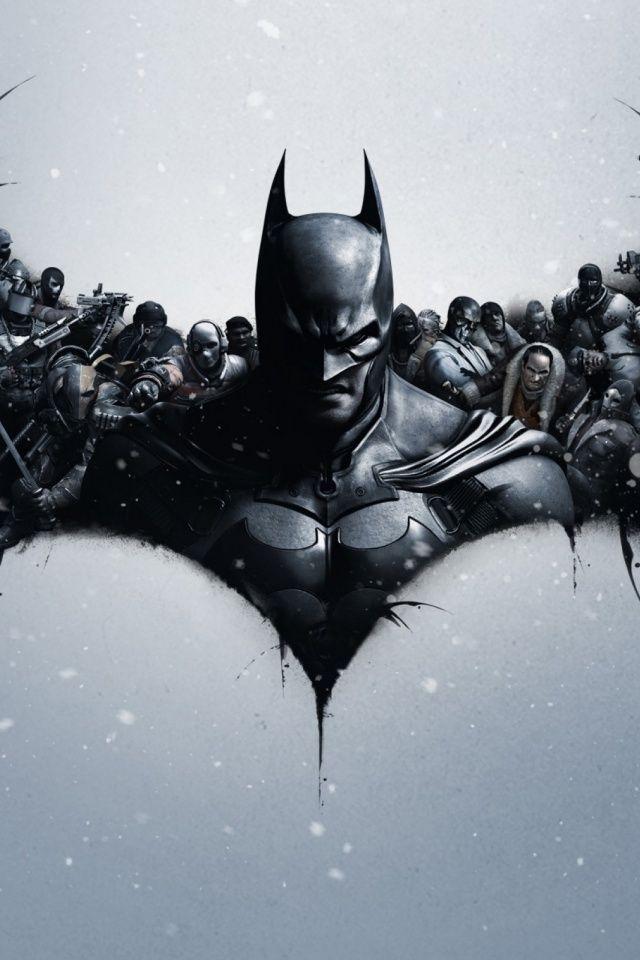 Batman Arkham Origins Batman Logo - Batman Arkham Origins Mobile Wallpaper - Mobiles Wall | Superhero ...