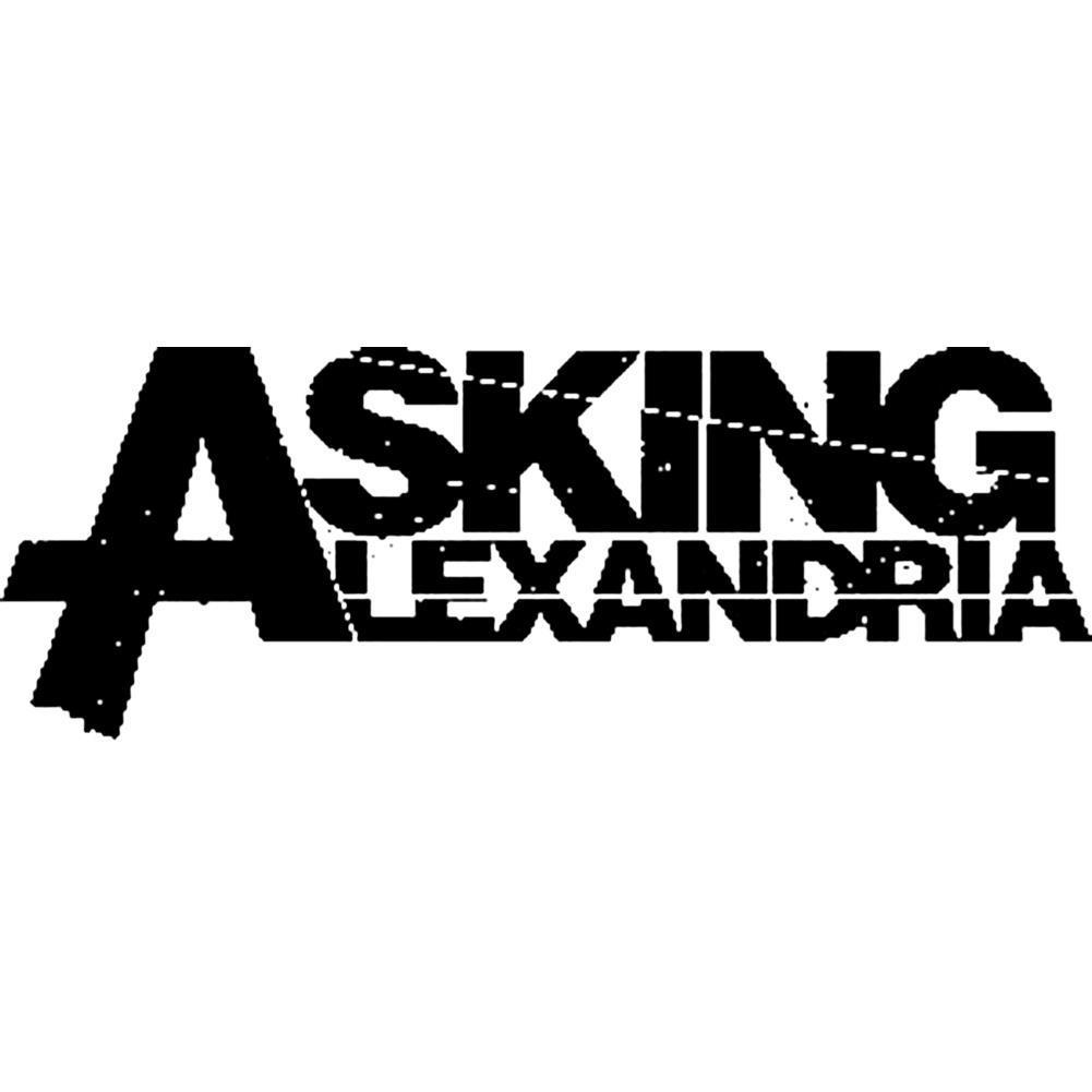 Asking Alexandria Logo - Asking Alexandria Logo Rub On Sticker - Black – RockMerch