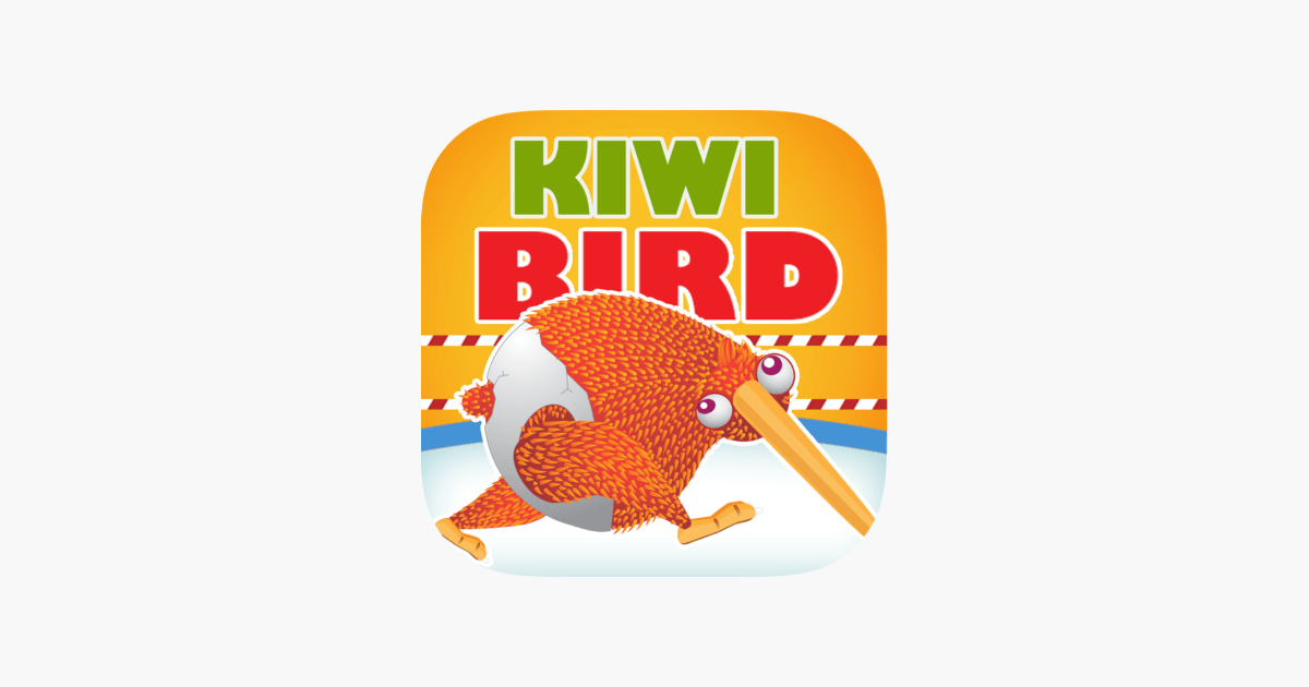 Orange Kiwi Bird Logo - Kiwi Bird Run - Cute Birds Unite! on the App Store