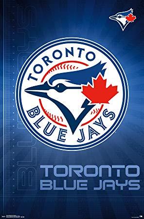 Blue Team Logo - Toronto Blue Jays Team Logo MLB Poster RP14702: Amazon.co.uk: Sports ...