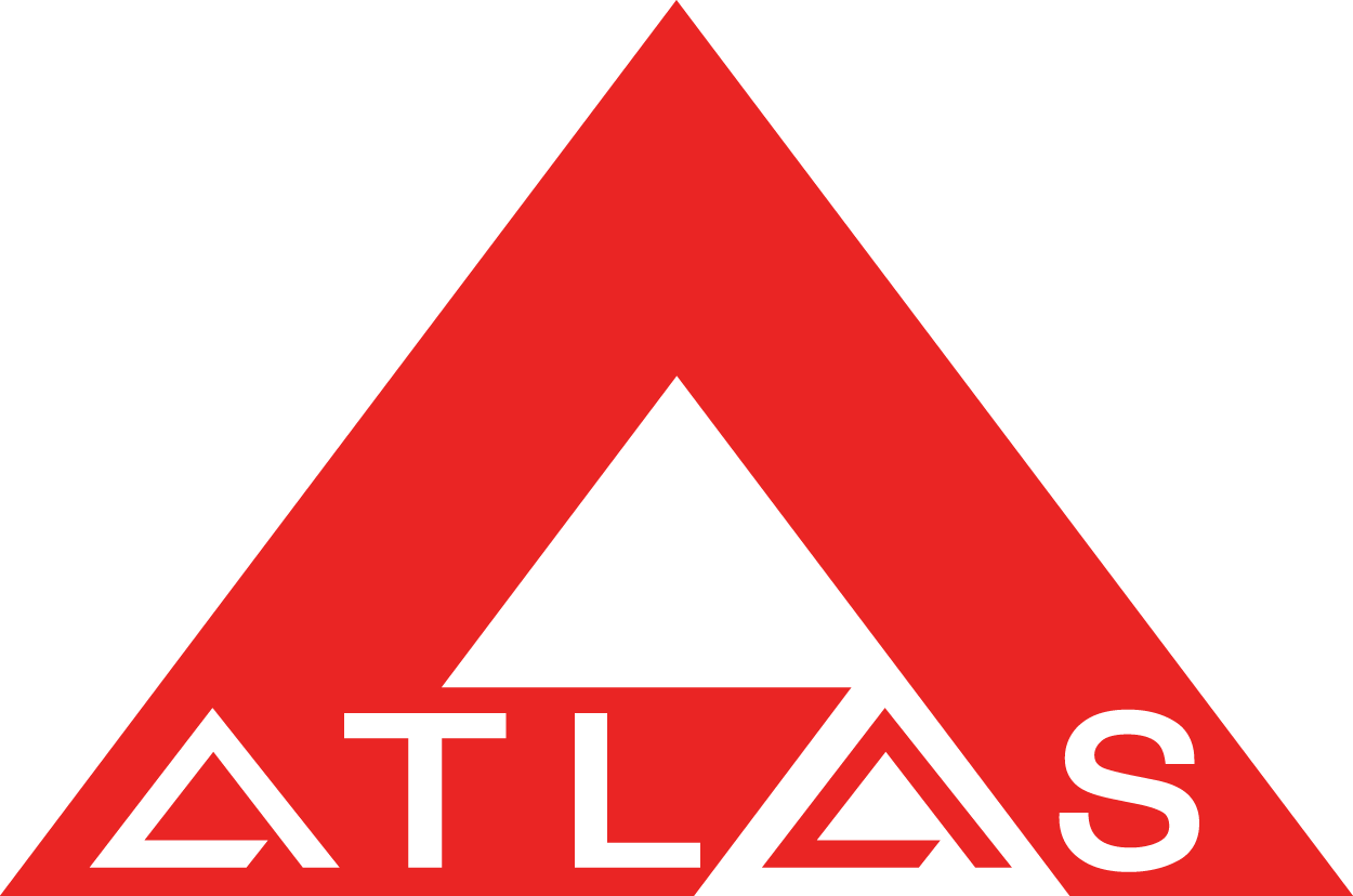 Red Triangular Logo - Paul Rand, Atlas Crankshaft, 1964. Logo. This triangular logo ...