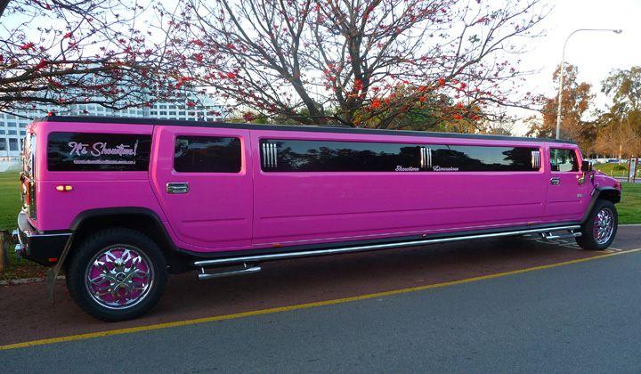 Pink Hummer Logo - Pink Hummer Perth Limo H210 16 Seater Pink Limo Perth by Showtime Limos