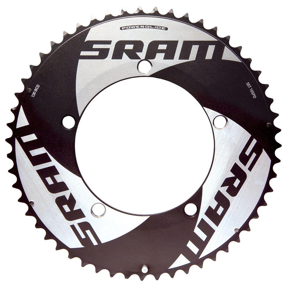 Red Saw Blade TT Logo - SRAM® Aero Chainrings | SRAM