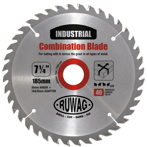 Red Saw Blade TT Logo - Industrial Circular Saw Combination Blade – ruwag-sa