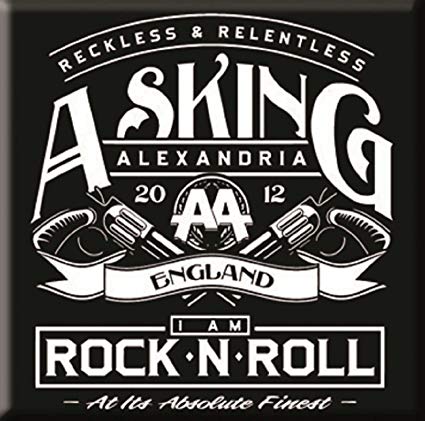Asking Alexandria Logo - Amazon.com: Asking Alexandria Fridge Magnet Band Logo Rock N Roll ...