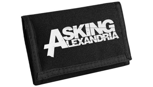 Asking Alexandria Logo - Asking Alexandria Logo Black AA Wallet