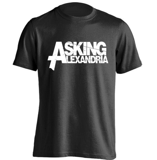 Asking Alexandria Logo - ASKING ALEXANDRIA LOGO Mens & Womens Personalized T Shirt Custom T