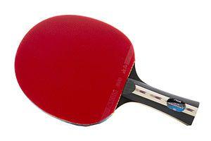 Red Saw Blade TT Logo - Table tennis racket